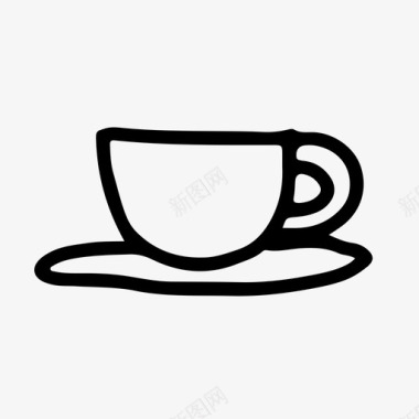 一杯咖啡饮料热茶图标图标