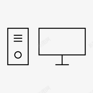 学校条幅素材计算机技术工作图标图标