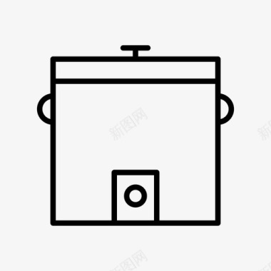 电饭煲家用电器图标图标