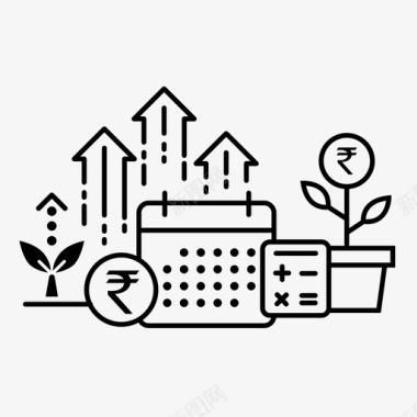 梦想基金sip计算器基金图标图标