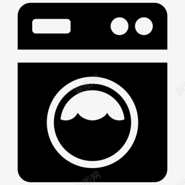 洗衣机洗衣机衣服酒店度假套装1第2部分图标图标