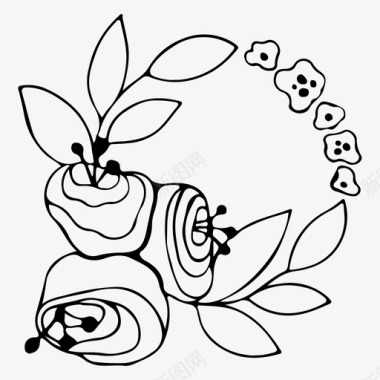 花环花装饰品图标图标