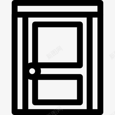 铁艺门装饰门装饰房屋图标图标