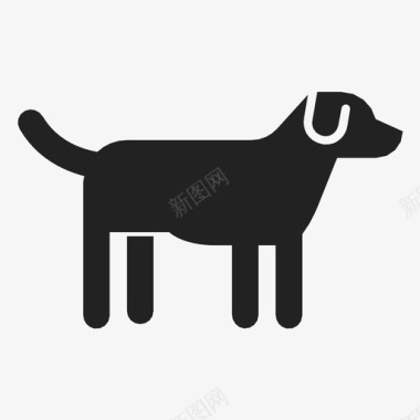 狗动物猎犬图标图标