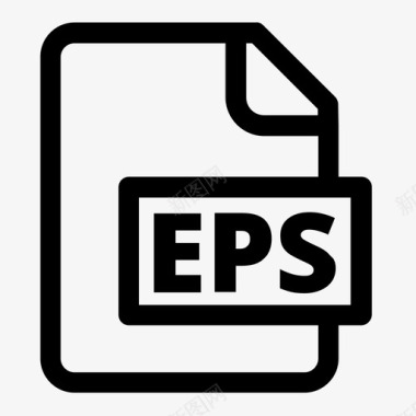 文件格式eps图标图标