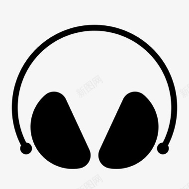 设备用品耳罩耳塞噪音图标图标