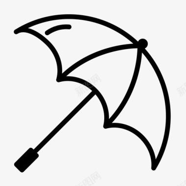 伞折叠伞图标图标