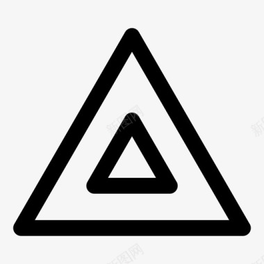 三角形形状几何图形多边形图标图标
