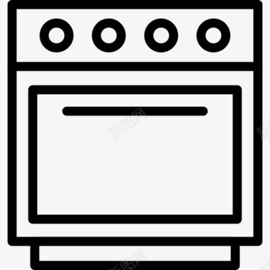 烤箱烤箱厨房图标图标