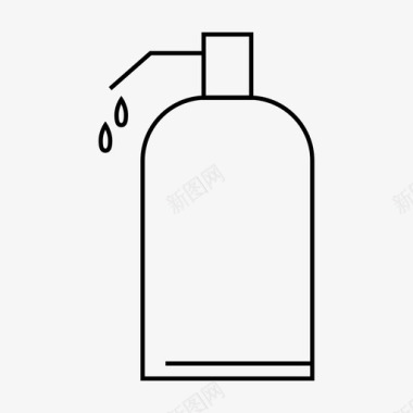 肥皂液清洁剂洗手液图标图标