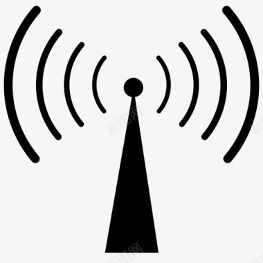无线局域网天线扩展器图标图标