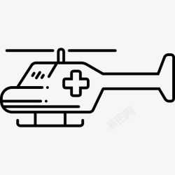 空中救援医院空中救护空中医疗服务图标高清图片