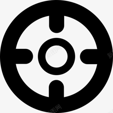 导航舵运输网络象形图图标图标