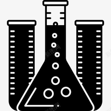 试管化学实验室图标图标