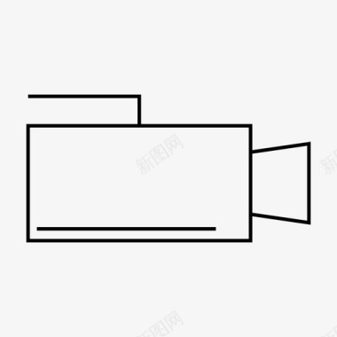 照相机录像机纪念物记忆图标图标