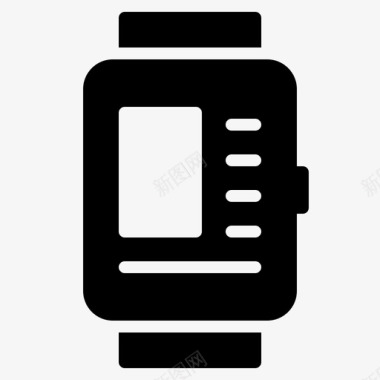 智能手表时钟iwatch图标图标