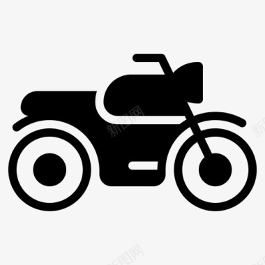 工程车辆摩托车送货运输工具图标图标