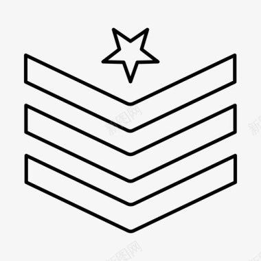 军徽纹章图标图标