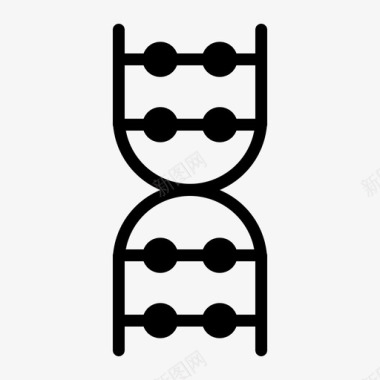 科学健康饮食dna生物学教育图标图标