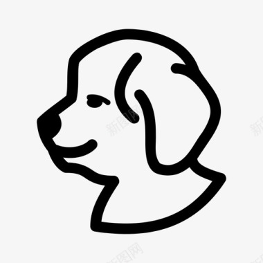 小狗动物杜宾图标图标