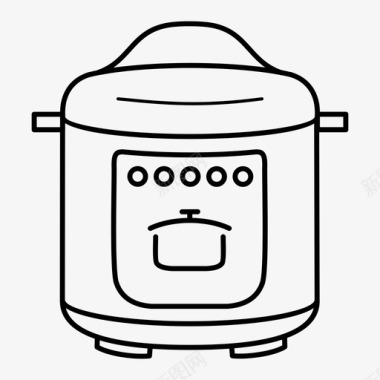 美的电压力锅采购产品电压力锅电压力锅烹饪食品图标图标