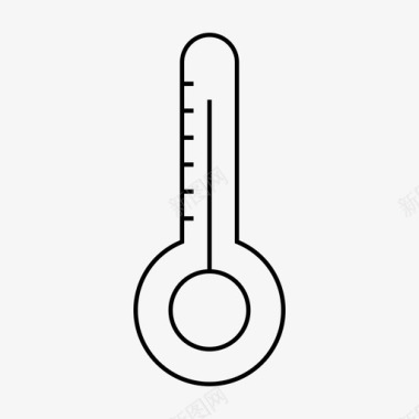 高温温度计高温夏季图标图标