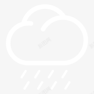 大雨-天气图标