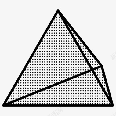 点一点金字塔形状点图标图标