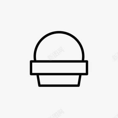 汉堡面包快餐图标图标