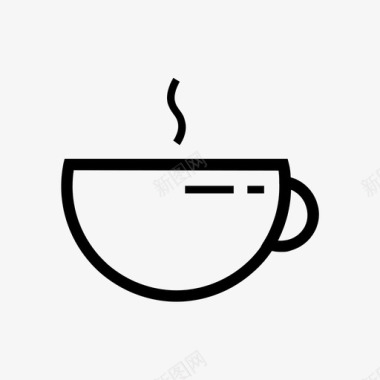 茶碗咖啡图标图标