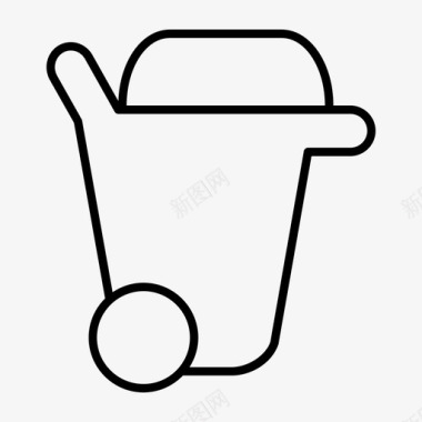 垃圾容器垃圾箱容器垃圾图标图标