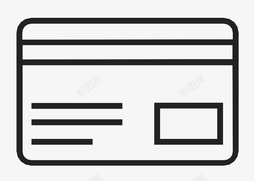 付款卡银行信用卡图标图标