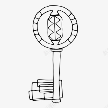 icon锁钥匙门钥匙锁图标图标