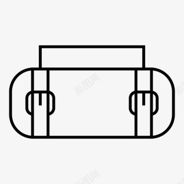 包块行李包帆布图标图标