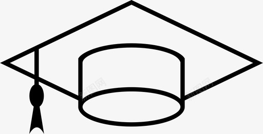 研究生毕业帽毕业帽学历学校图标图标