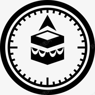 齐布拉罗盘伊斯兰偶像图标图标