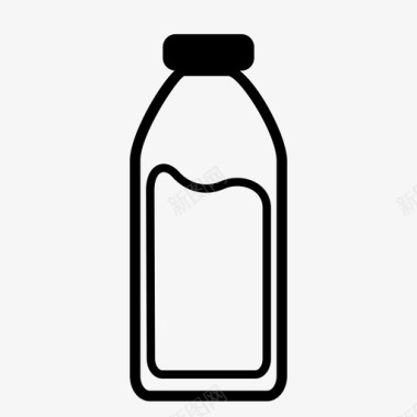 瓶子饮料塑料瓶图标图标