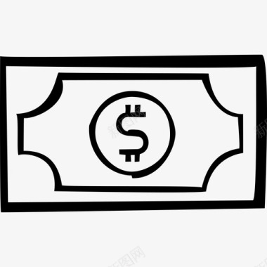 美元钞票货币金融图标图标
