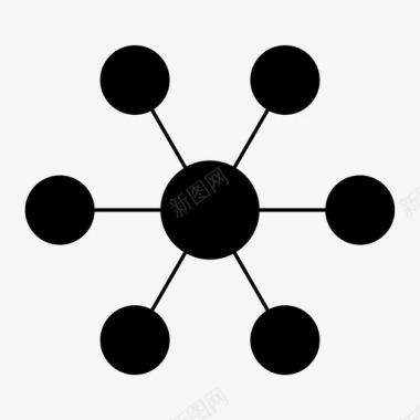 活性分子分子连接图标图标