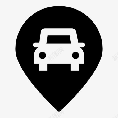 智能交通信息系统汽车交通图标图标