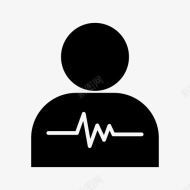 生命的心跳人健康心脏图标图标