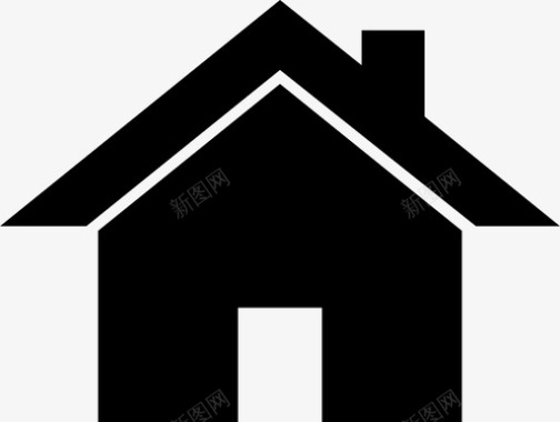 住宅房子家房子房地产图标图标