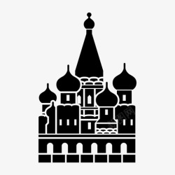 莫斯科圣巴西亚大教堂圣巴西尔斯大教堂圣巴兹尔大教堂建筑图标高清图片