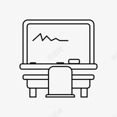 班级黑板教室图标图标