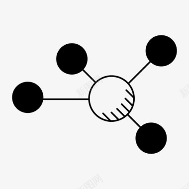 分子连接图分子连接图标图标