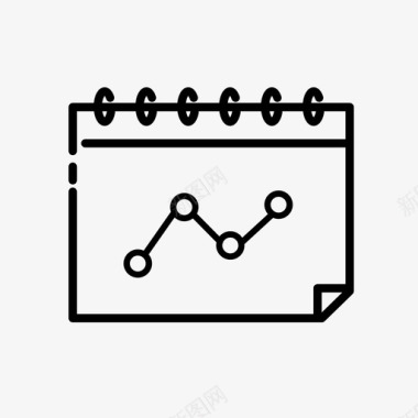 胧月月分析日历图表图标图标