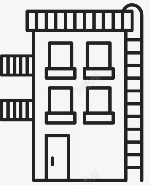 公司合同范本建筑公寓城市图标图标