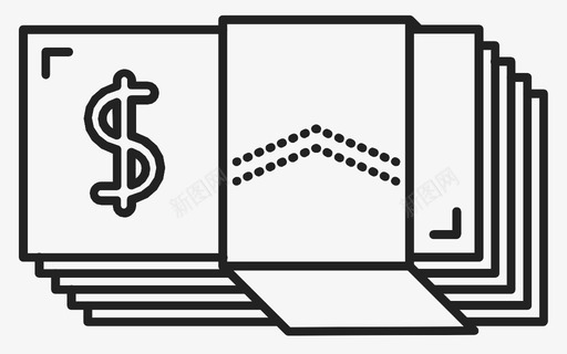 现金金币现金钞票美元图标图标