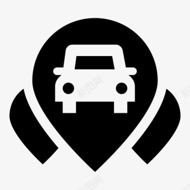 智能交通信息系统汽车交通图标图标