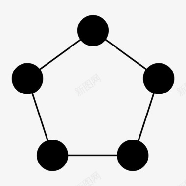 分子结构分子连接图标图标